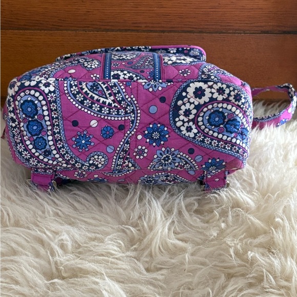 Vera Bradley Purple ‘Boysenberry Paisley’ Mini Backpack - Picture 4 of 6